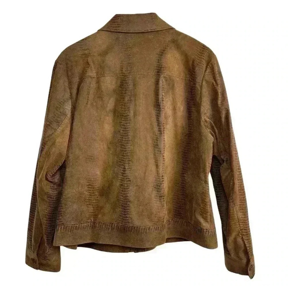 Erin London Brown Full Zip Jacket | Size XL - Picture 2 of 9